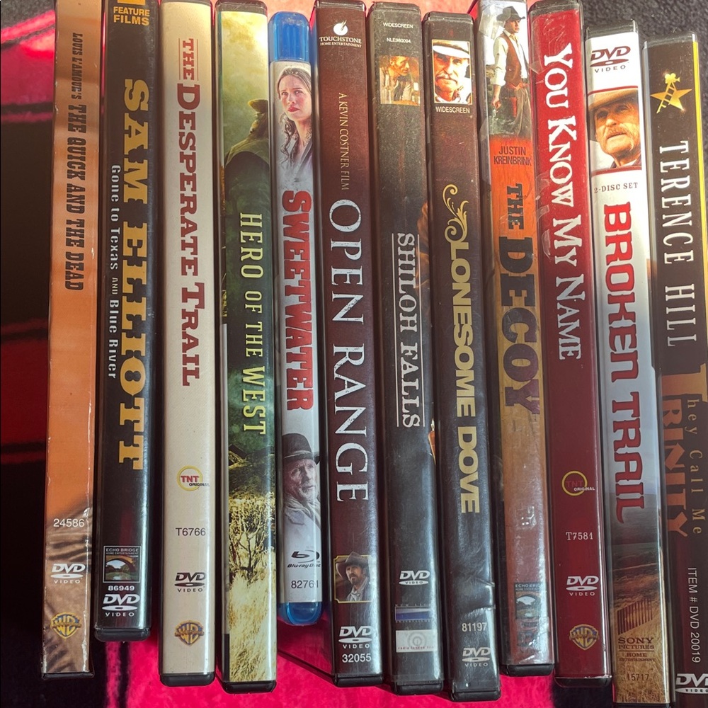 Western DVD Movie Collection. 2 of the DVDs have 2 discs in them.